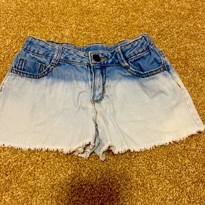 Gymboree Ombré denim shorts for girls size 8